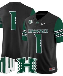 Team Jersey #1 Hawai'i Rainbow Warriors 2025 Vapor Stitched