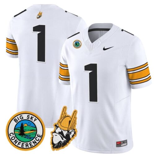 Team Jersey #1 Idaho Vandals 1975 Throwback Vapor Limited Stitched - Image 2