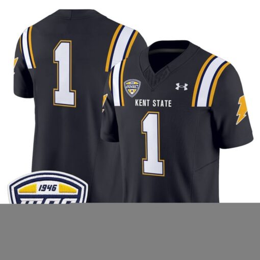 Team Jersey #1 Kent State Golden Flashes 2025 Limited Stitched
