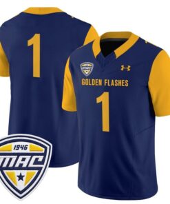 Team Jersey 1 Kent State Golden Flashes 2025 Limited Stitched Navy