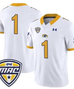 Alternative view of Team Jersey #1 Kent State Golden Flashes 2025 Limited Stitched