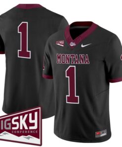 Team Jersey #1 Montana Grizzlies 2025 Vapor Limited Stitched