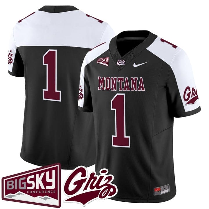 Team Jersey #1 Montana Grizzlies 2025 Vapor Limited Stitched 3 Team Jersey #1 Montana Grizzlies 2025 Vapor Limited Stitched - Image 3