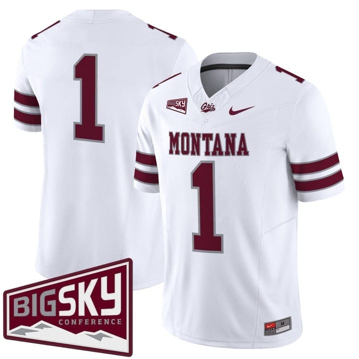 Team Jersey #1 Montana Grizzlies 2025 Vapor Limited Stitched 2 Team Jersey #1 Montana Grizzlies 2025 Vapor Limited Stitched - Image 2