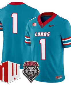 Team Jersey #1 New Mexico Lobos 2025 Vapor Limited Stitched