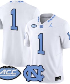 Team Jersey #1 North Carolina Tar Heels 2025 Vapor Limited Stitched