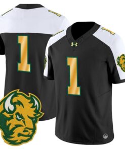 Team Jersey 1 North Dakota State Bison Vapor Limited Stitched Black Aler 13c0511e 947d 4ff0 bbb2 a16b603b481a