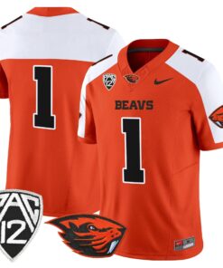 Team Jersey 1 Oregon State Beavers 2025 Limited Stitched Orange Alter