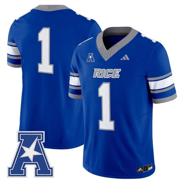 Team Jersey #1 Rice Owls 2025 Vapor Limited Stitched 3 Team Jersey #1 Rice Owls 2025 Vapor Limited Stitched - Image 3