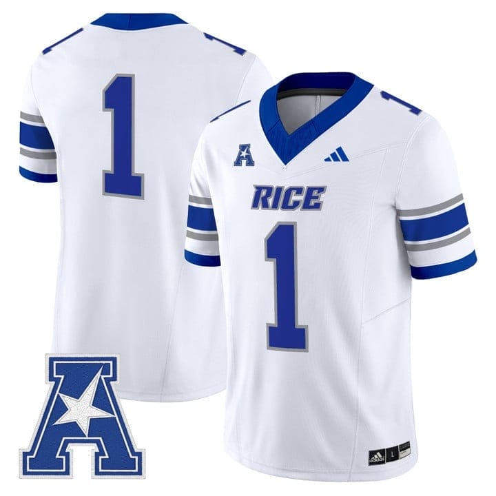 Team Jersey #1 Rice Owls 2025 Vapor Limited Stitched 1 Team Jersey #1 Rice Owls 2025 Vapor Limited Stitched