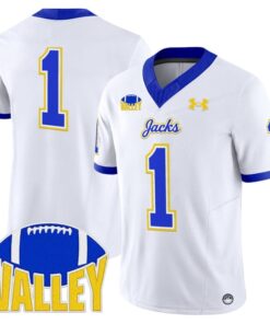 Alternative view of Team Jersey #1 South Dakota State Jackrabbits 2025 Stitched