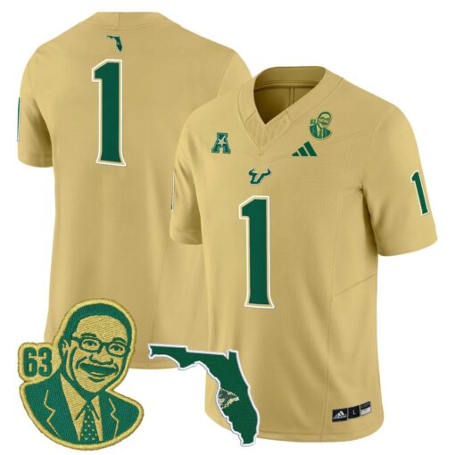 Team Jersey #1 South Florida Bulls Lee Roy Selmon Legacy Stitched - Image 4