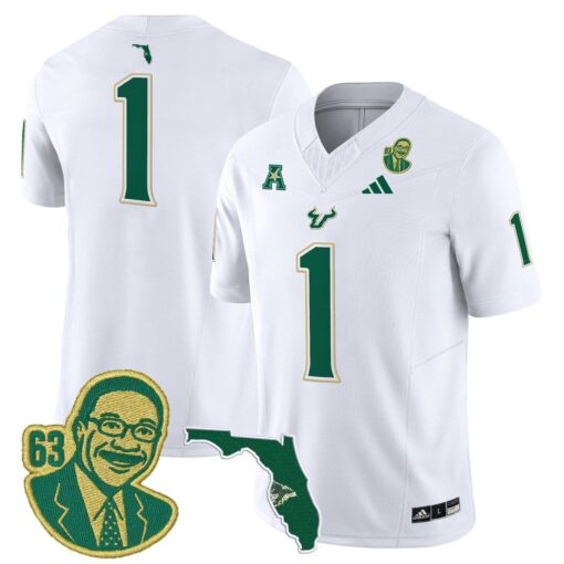 Team Jersey #1 South Florida Bulls Lee Roy Selmon Legacy Stitched - Image 2