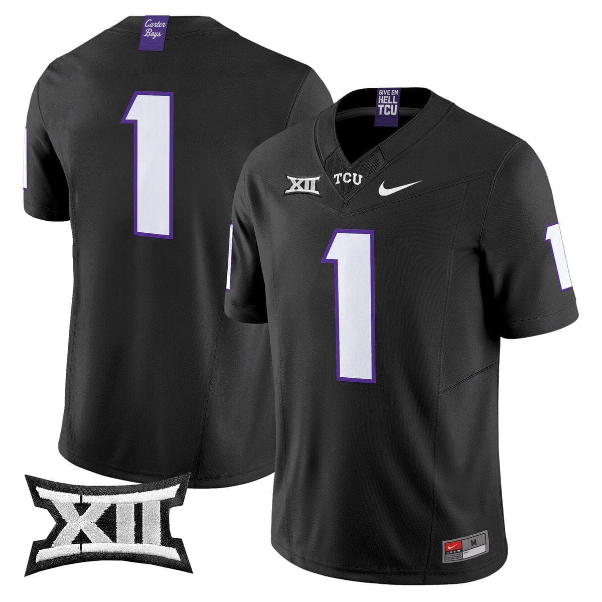 Team Jersey #1 TCU Horned Frogs 2025 Vapor Limited Stitched