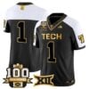 Team Jersey 1 Texas Tech 2025 100th Anniversary Patch Stitched Alternate