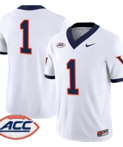 Team Jersey #1 Virginia Cavaliers 1995 Throwbacks Limited Stitched