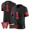 Team Jersey #1 Wisconsin Badgers Throwback Stitched