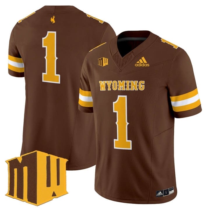 Team Jersey #1 Wyoming Cowboys 2025 Vapor Limited Stitched - Image 3