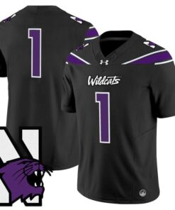 Team Jersey #1 Northwestern Wildcats Honoring 95 Vapor Limited Stitched
