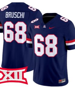 Tedy Bruschi Jersey 68 Arizona Wildcats 2025 Limited Stitched Navy