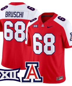 Tedy Bruschi Jersey 68 Arizona Wildcats 2025 Limited Stitched Red Alternate e82446e4 e662 4044 9d6c 2dc32a9c4248