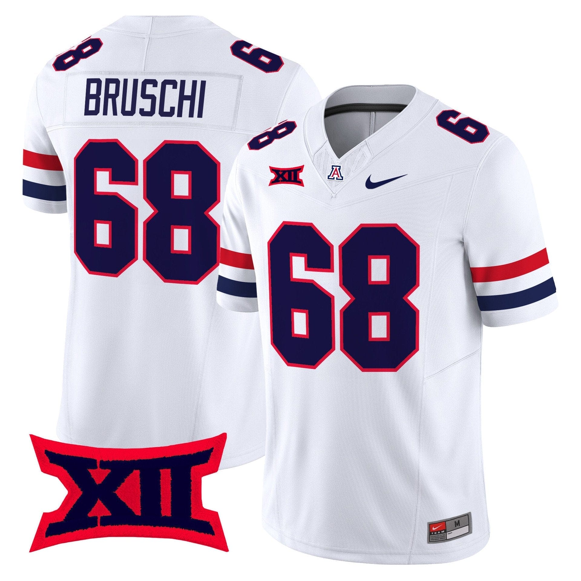 Tedy Bruschi Jersey #68 Arizona Wildcats 2025 Limited Stitched 2 Tedy Bruschi Jersey #68 Arizona Wildcats 2025 Limited Stitched - Image 2