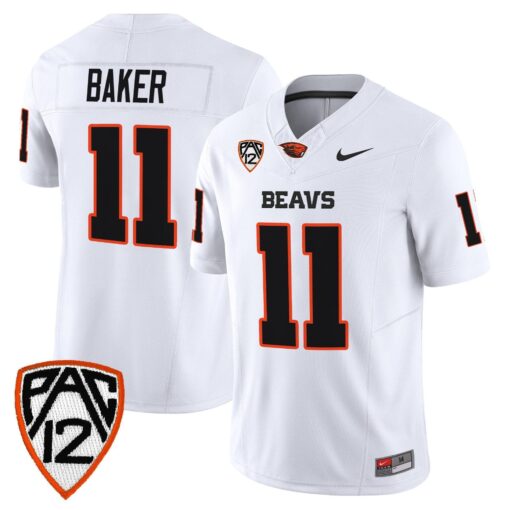 Terry Baker Jersey #11 Oregon State Beavers 2025 Limited Stitched - Image 2