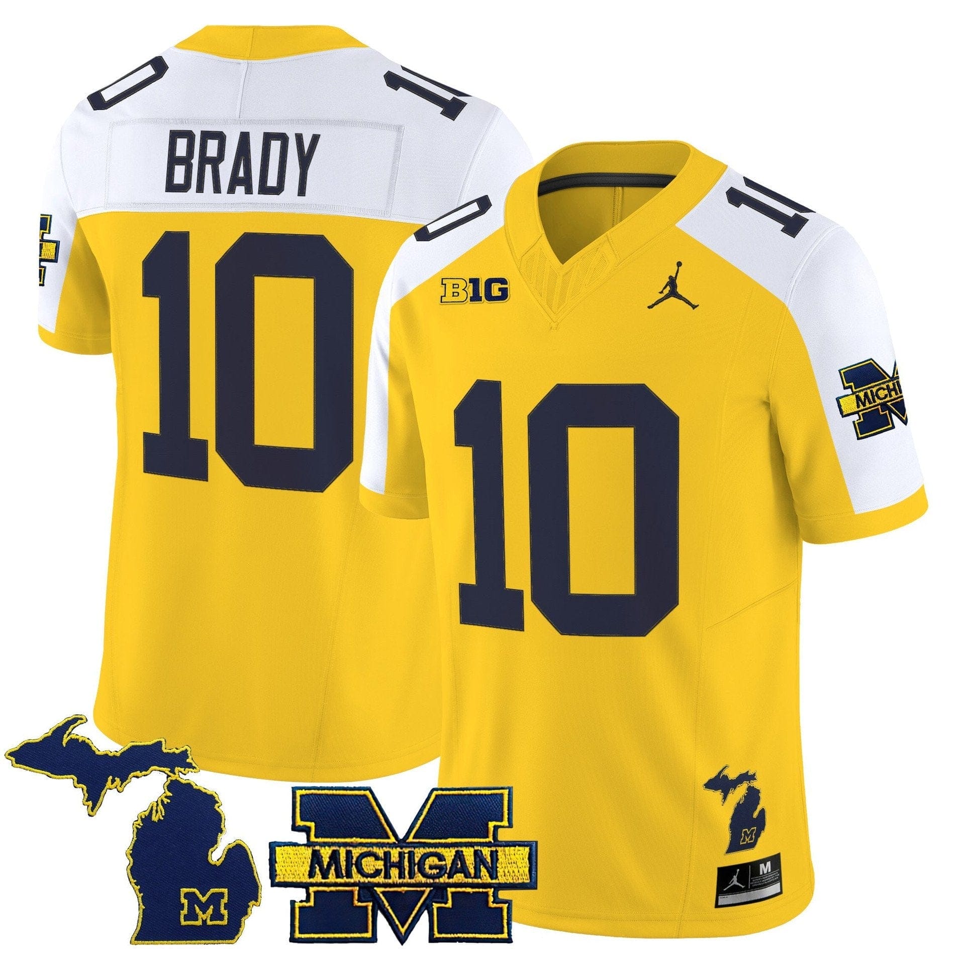 Tom Brady Jersey #10 Michigan Wolverines 2025 Limited V2 Stitched 2 Tom Brady Jersey #10 Michigan Wolverines 2025 Limited V2 Stitched - Image 2