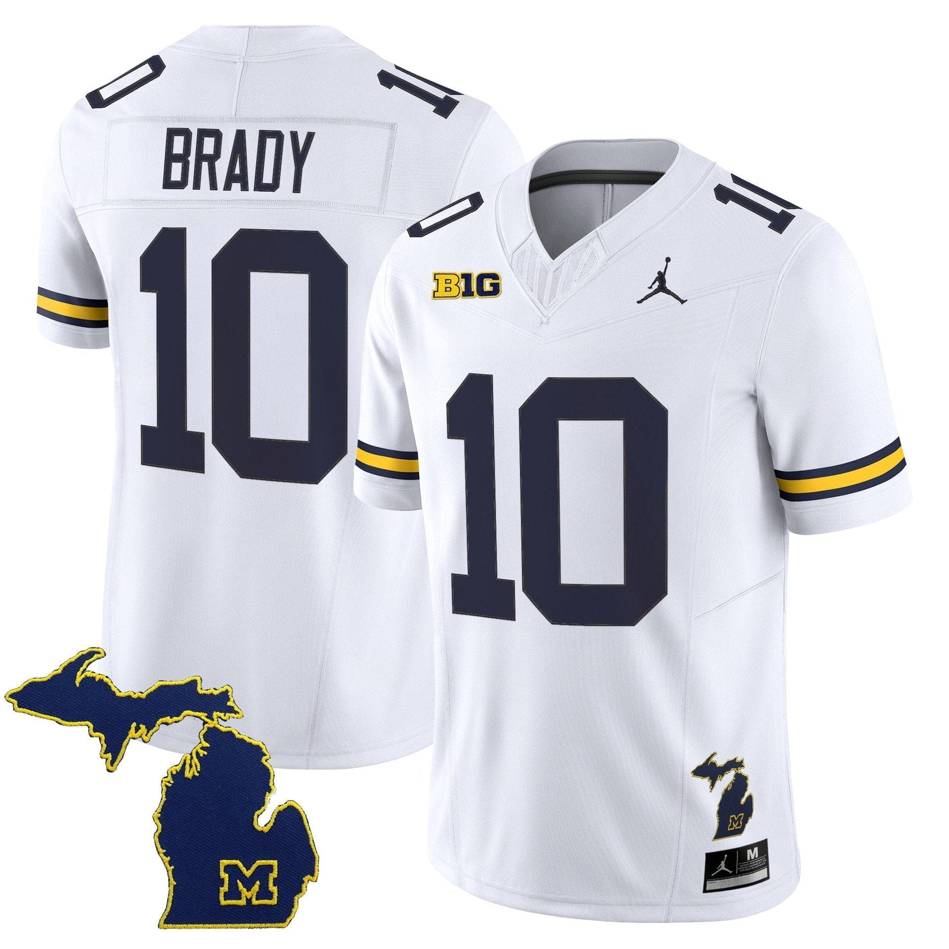 Tom Brady Jersey #10 Michigan Wolverines 2025 Limited V2 Stitched 1 Tom Brady Jersey #10 Michigan Wolverines 2025 Limited V2 Stitched