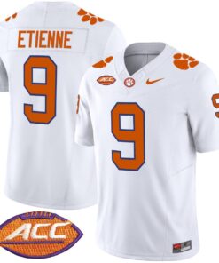 Alternative view of Travis Etienne Jersey #9 Clemson Tigers 2025 Vapor Limited Stitched