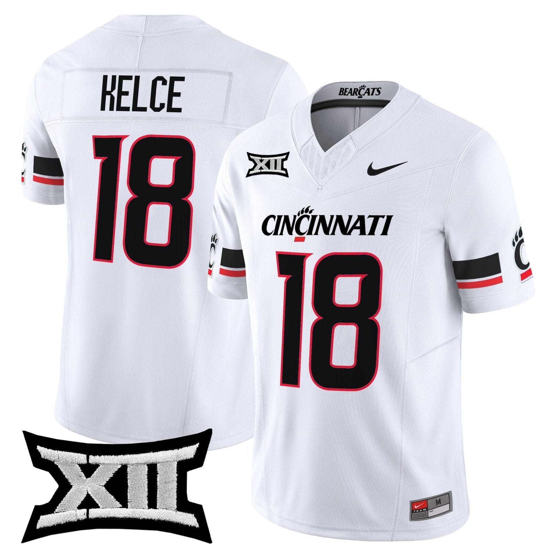 Travis Kelce Jersey #18 Cincinnati Bearcats 2025 Vapor Limited Stitched 2 Travis Kelce Jersey #18 Cincinnati Bearcats 2025 Vapor Limited Stitched - Image 2
