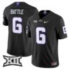 Trent Battle Jersey #6 TCU Horned Frogs 2025 Vapor Limited Stitched