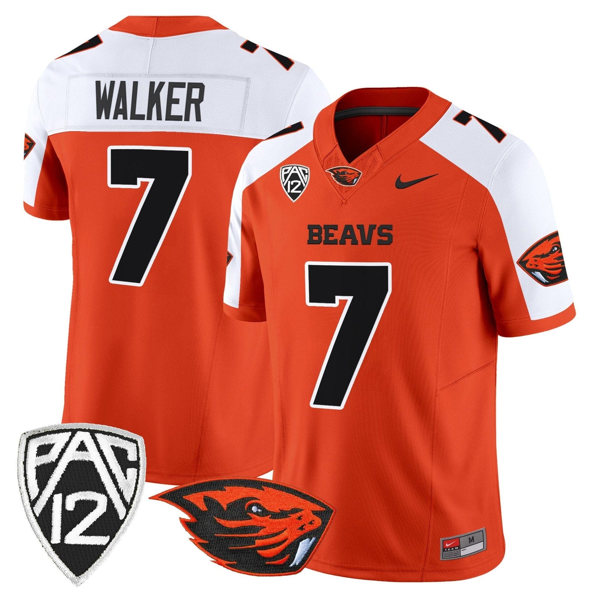 Trent Walker Jersey #7 Oregon State Beavers 2025 Limited Stitched - Image 4