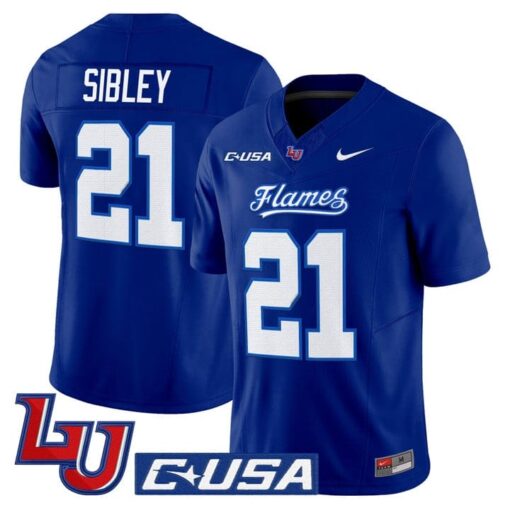 Treon Sibley Jersey #21 Liberty Flames 2025 Vapor Limited Stitched - Image 2