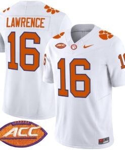 Alternative view of Trevor Lawrence Jersey #16 Clemson Tigers 2025 Vapor Limited Stitched