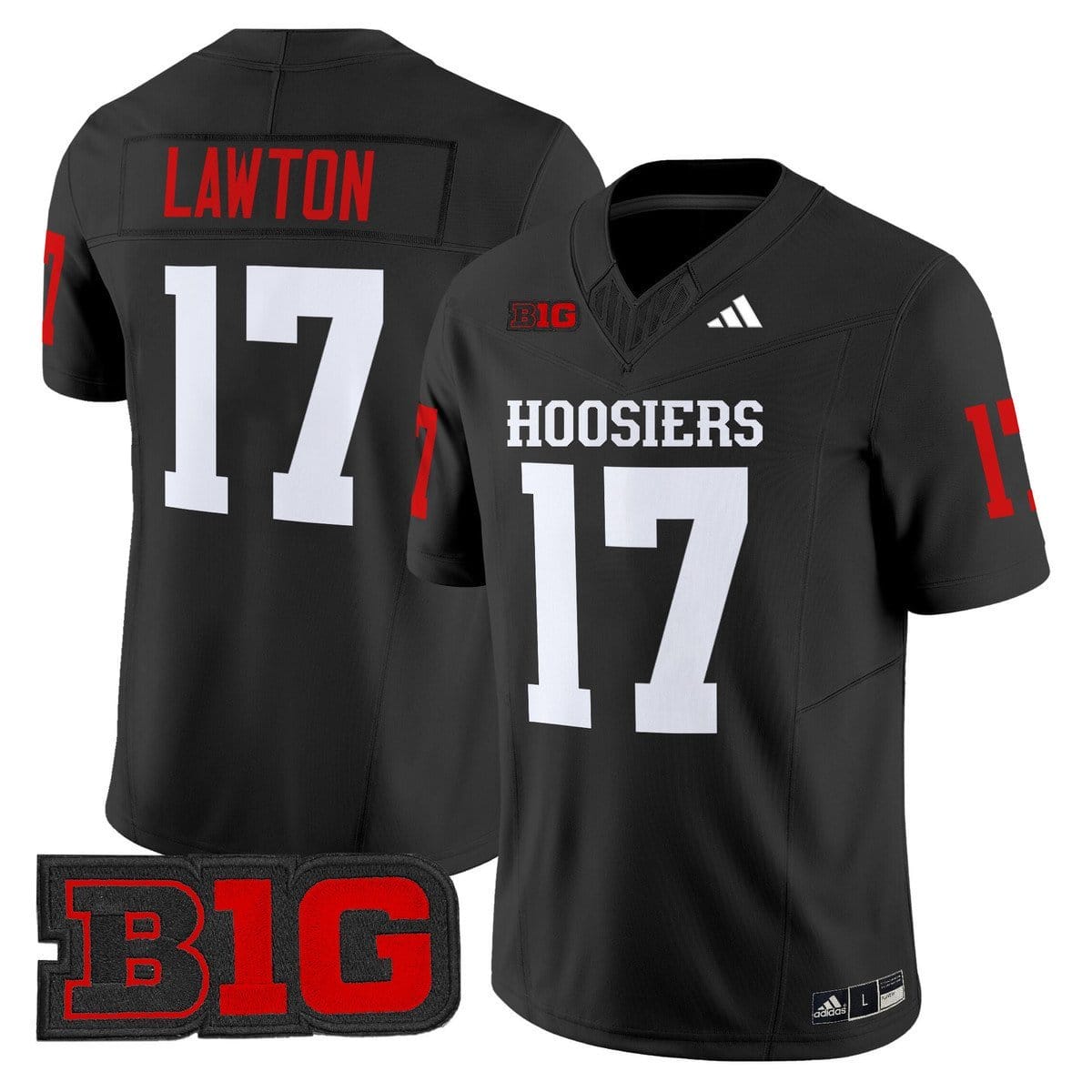 Ty Son Lawton Jersey #17 Indiana Hoosiers 2025 Limited Stitched