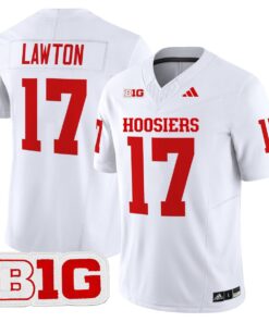 Alternative view of Ty Son Lawton Jersey #17 Indiana Hoosiers 2025 Limited Stitched