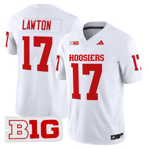 Ty Son Lawton Jersey #17 Indiana Hoosiers 2025 Limited Stitched - Image 2