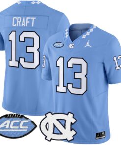 Tylee Craft Jersey 13 North Carolina Tar Heels 2025 Limited Stitched Blue