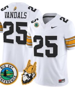 Alternative view of Vandals Jersey #25 Idaho Vandals 1975 Throwback Limited Stitched