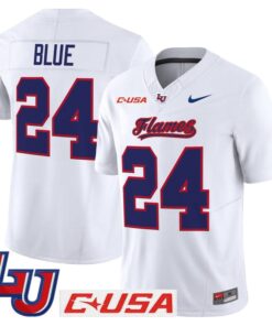 Vaughn Blue Jersey #24 Liberty Flames 2025 Vapor Limited Stitched