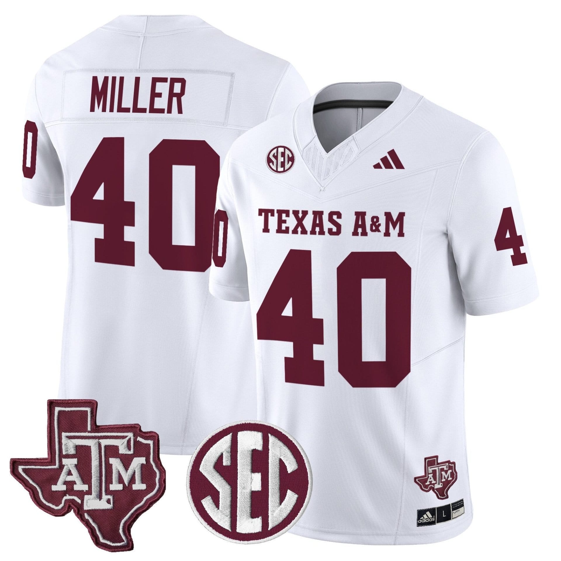Von Miller Jersey #40 Texas A&M Aggies 2025 Vapor Stitched - Image 2
