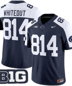 Alternative view of WHITEOUT Jersey #814 Penn State Vapor Limited 2025 Stitched