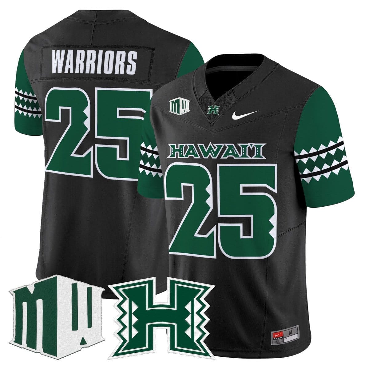 Warriors Jersey #25 Hawai'i Rainbow Warriors 2025 Vapor Stitched