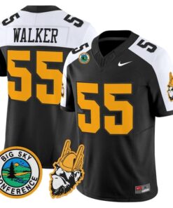 Wayne Walker Jersey 55 Idaho Vandals 1975 Throwback Limited Stitched Black Alter