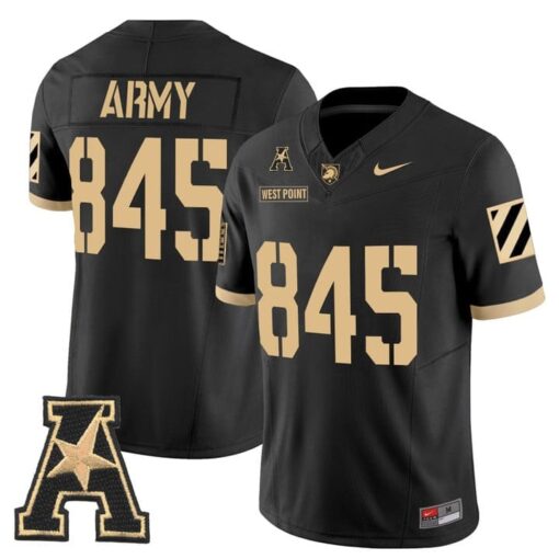 West Point Jersey #845 Army Black Knights 2025 Vapor Stitched