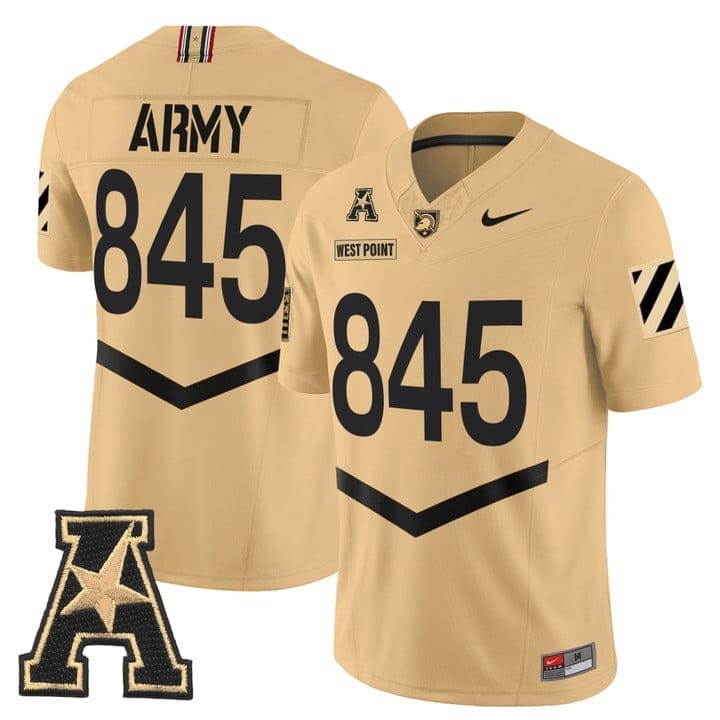 West Point Jersey #845 Army Black Knights 2025 Vapor Stitched 4 West Point Jersey #845 Army Black Knights 2025 Vapor Stitched - Image 4