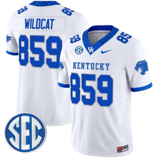 Wildcat Jersey #859 Kentucky Wildcats 2025 Limited Stitched - Image 2
