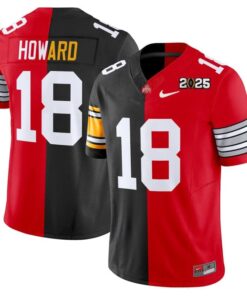 Will Howard Jersey #18 Ohio State Buckeyes 2025 Split Vapor Limited Stitched