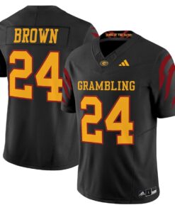 Willie Brown Jersey #24 Grambling Tigers 2025 Vapor Limited Stitched
